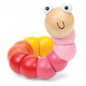 Wooden Jointed Worms Boy & Girl (2pce)