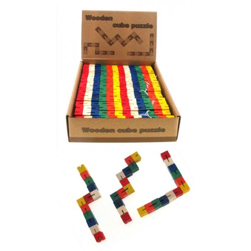 Wooden Puzzle Snake