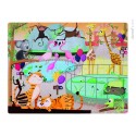 Tactile Puzzle 'A Day at the Zoo' - 20pcs