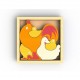 Wooden Chicken Family Puzzle