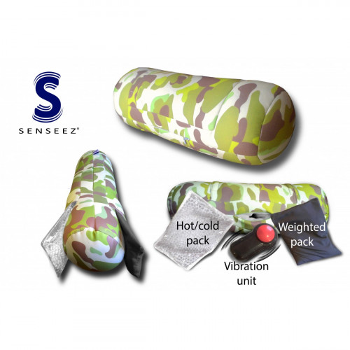 Senseez 3 in 1 Therapeutic Sensory Pillow - Camouflage Pattern