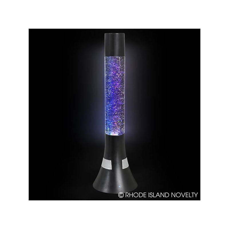 14.5" Silver Glitter Lamp Speaker