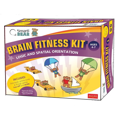 Smarti Bears Brain Fitness Kit 1: Spatial Orientation & Logic Mulitlingual Game Set