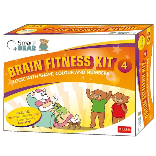Smarti Bears Brain Fitness Kit 4: Shape, colour, numbers & Logic Multilingual Game Set