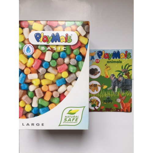PlayMais Large Combo (700 pcs) & 24 Animal 3D Instruction Book