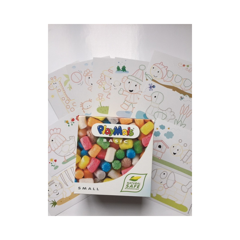 PlayMais Combo Small (150 pcs) & 12 Design Cards