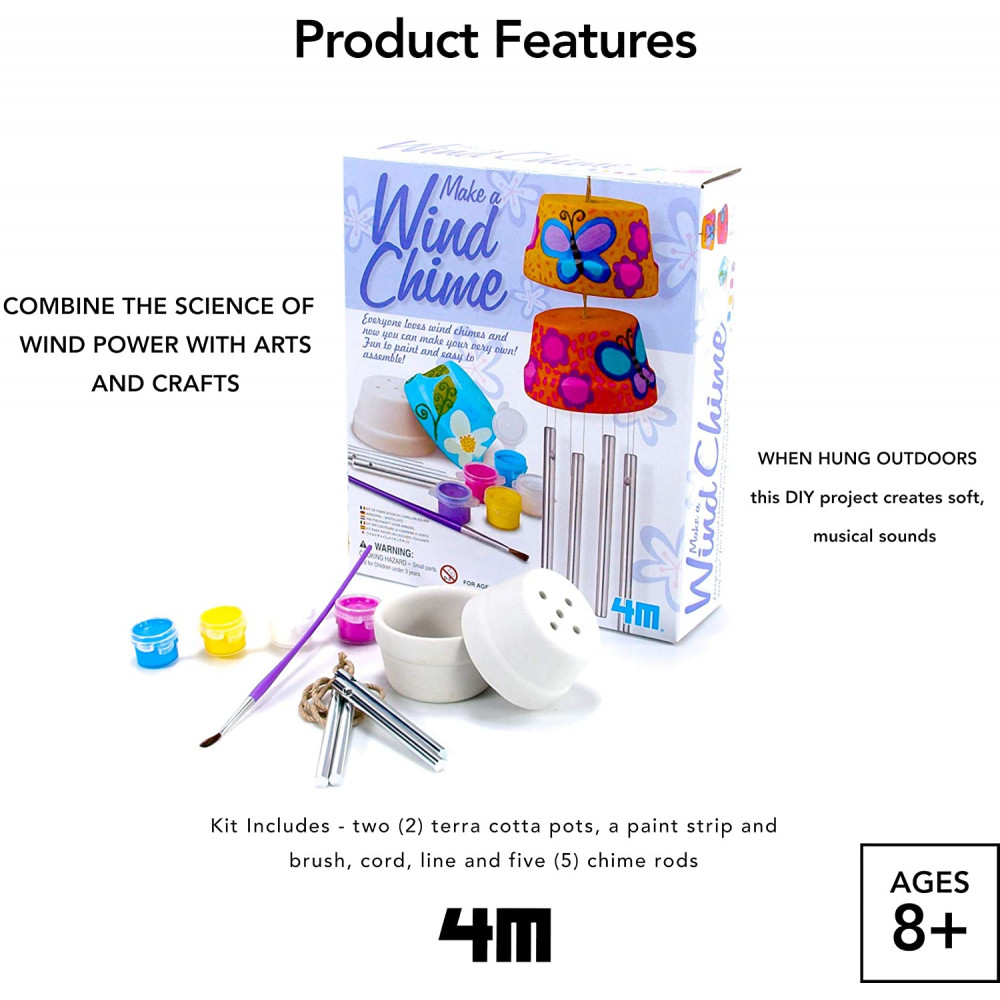 Kidz Labs Make A Wind Chime Kit (4M)