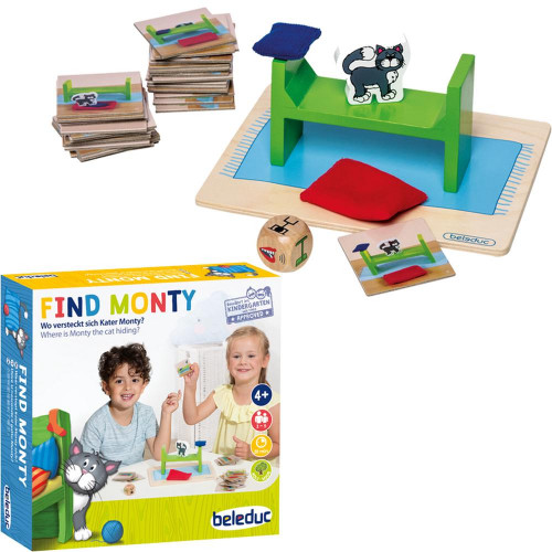 Find Monty Memory Game -Beleduc