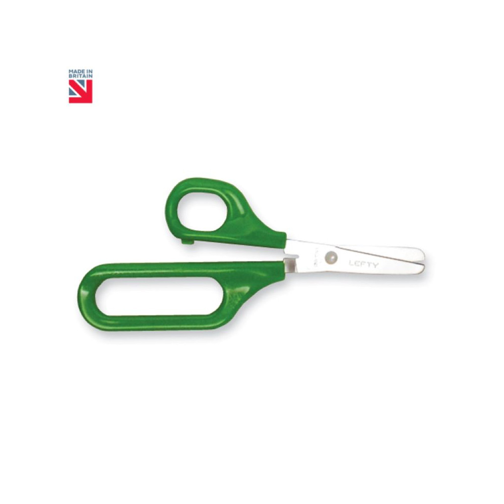 Long Loop Easi Grip Scissors Short Rounded Blades Right