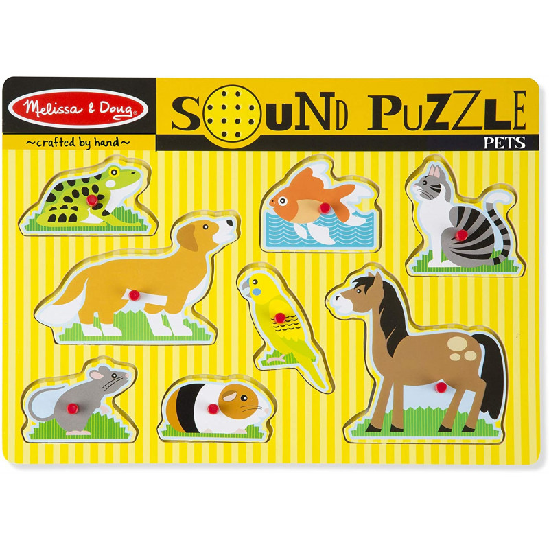 Pets Sound Puzzle (8 Pieces) - Melissa & Doug