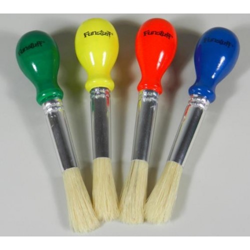 Funstuff®  Brushes "Easy Hold" (4)