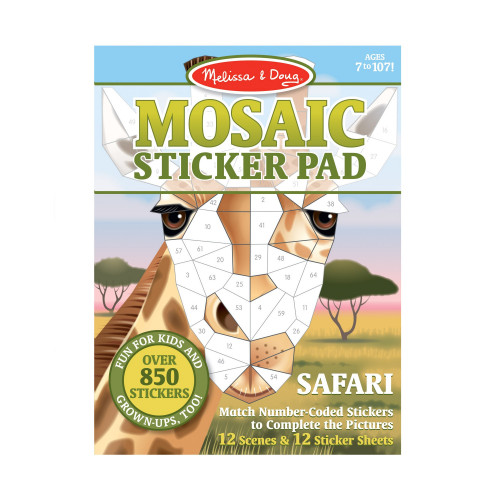 Mosaic Sticker Pad (Safari) - Melissa & Doug