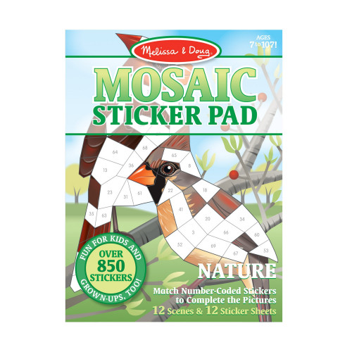 Mosaic Sticker Pad (Nature) - Melissa & Doug