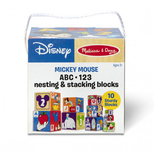 Nesting &amp; Stacking Blocks - Mickey Mouse ABC-123