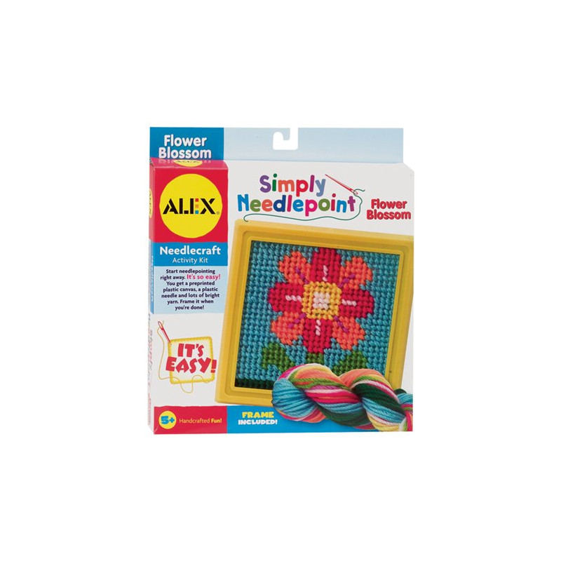 Simply Needlepoint Kit-Flower Blossom
