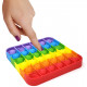 RAINBOW SQUARE PUSH POP FIDGET