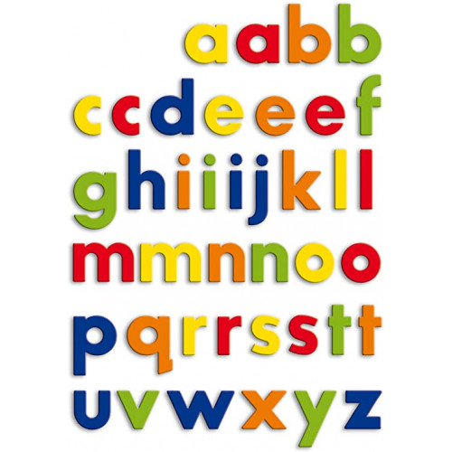 Lowercase Magnetic Alphabet Letters - Quercetti