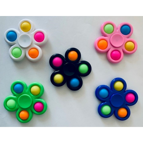 Snap Spinners Flower Fidget Design