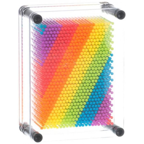 Pin Art Rainbow- Repro Board (5&quot;x3.75&quot;)