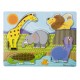 Zoo Animals Touch and Feel Puzzle - 5 Pieces