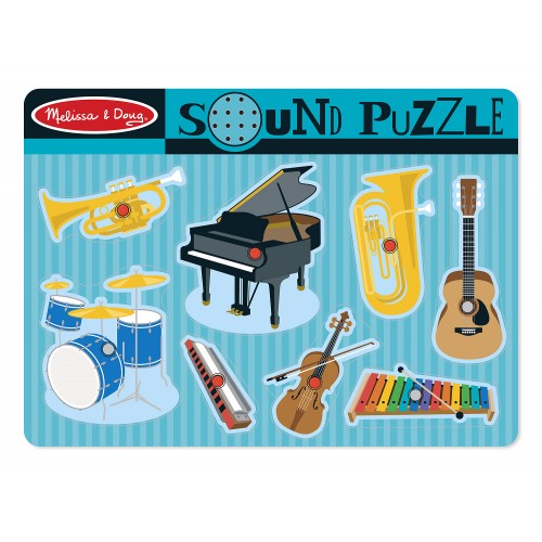 Musical Instruments Sound Puzzle (8 Pieces)  - Melissa & Doug