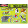 Zoo Animals Sound Puzzle (8 Pieces) - Melissa & Doug
