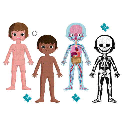 Educational Puzzle Human Body - Janod