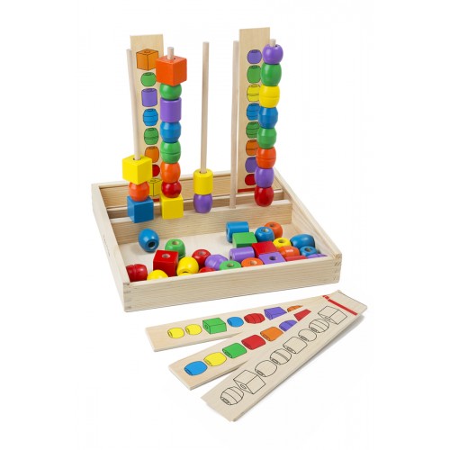 Giant Bead Sequencing Set Classic Toy - Melissa & Doug