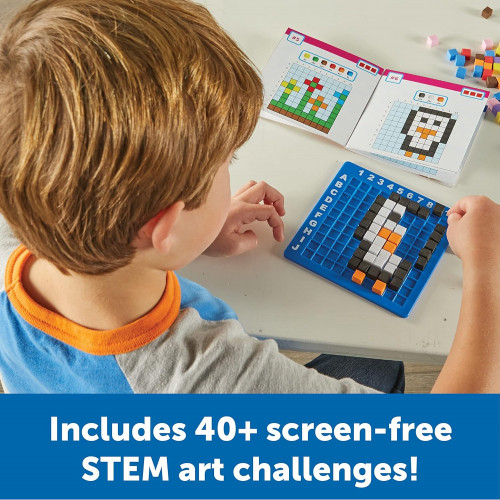 STEM Explorers Pixel Art Challenge (402 Pcs) - Learning Resourse