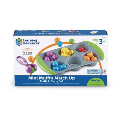 Mini Muffin Match Up Math Activity Set -Learning Resources