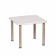 SANTINO SQUARE WHITE TABLE (60X60 CM)