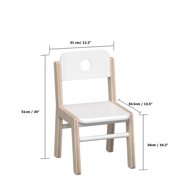 846159 ILLIANA WOODEN CHAIR