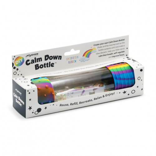 Rainbow Calm Down Bottle - Jelly Stone