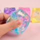 Glitter Squish Cube (5.5cm)