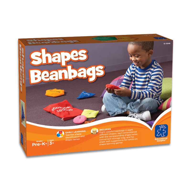 Educational Insights Washable Shapes Bean bags